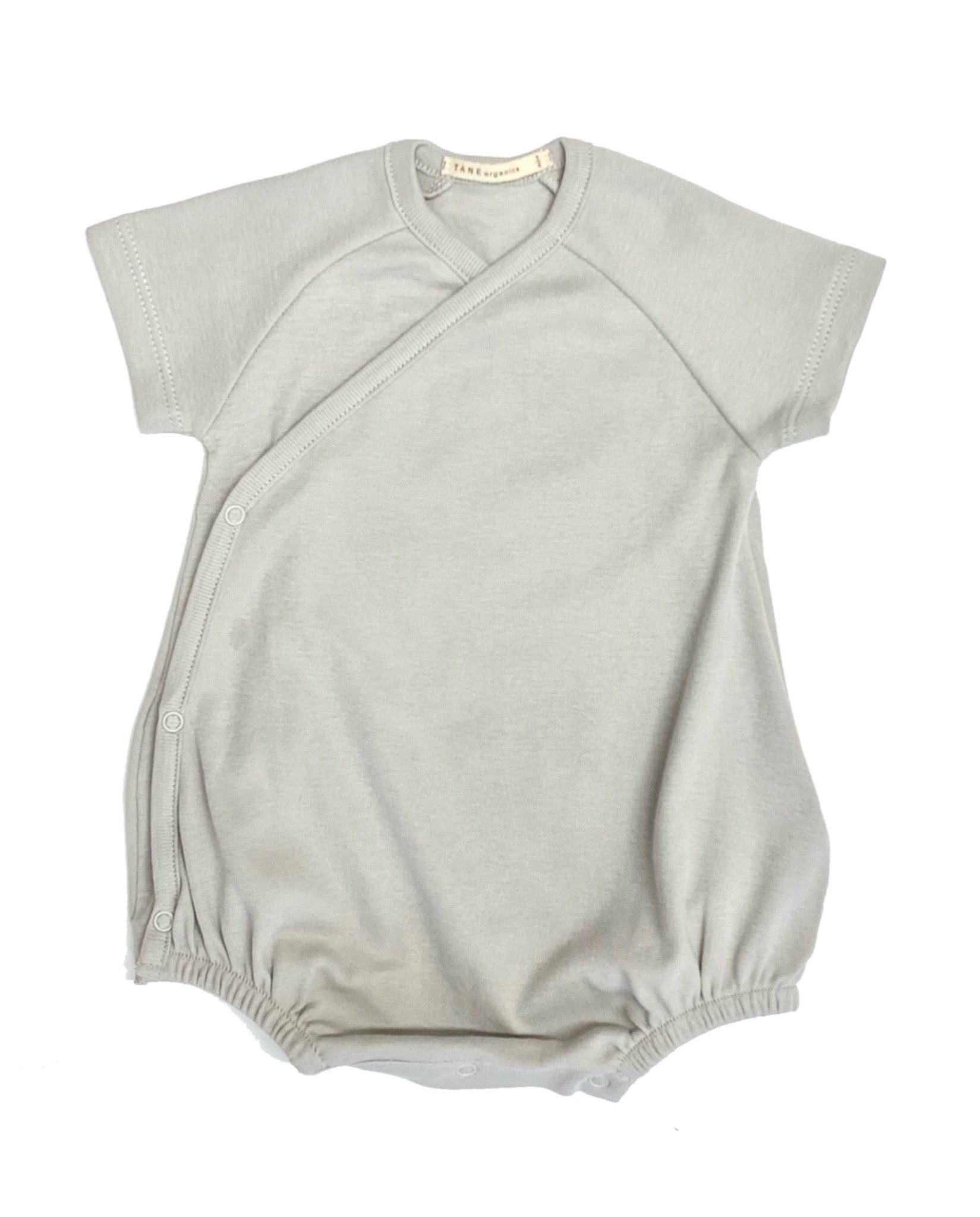 Ribbed Short Sleeved Kimono Romper